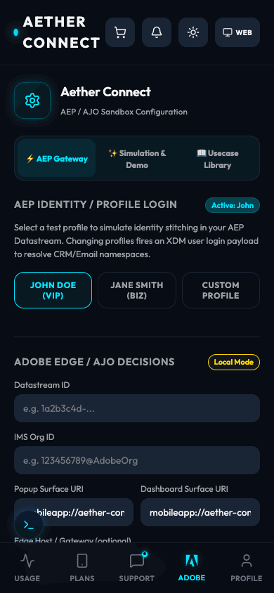 Adobe lab flow