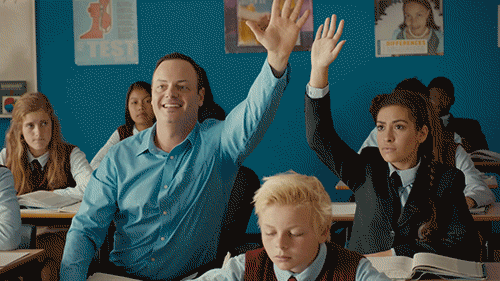 Hand raise answering question