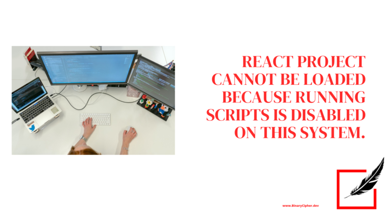 cannot be loaded because running scripts is disabled on this system